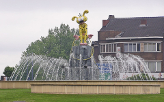 Marsupilami fountain, Charleroi